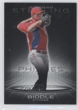 2013 Bowman Sterling Prospects Jesse Biddle #BSP-24 2x6