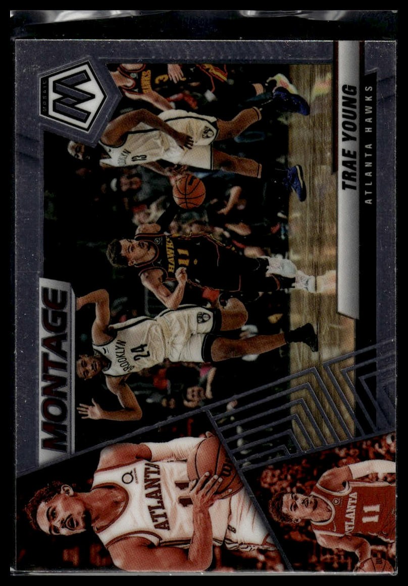 2021-22 Panini Mosaic #11 Trae Young Montage