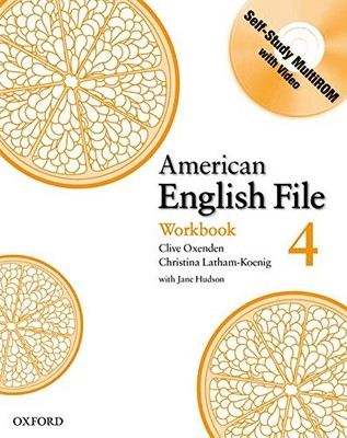 AMERICAN ENGLISH FILE 4 WORKBOOK: WITH MULTI-ROM By Clive Oxenden & Christina