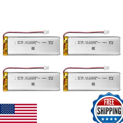 EEMB 3.7V 3700mAh Li-Po Rechargeable Battery Pack JST UL Certified