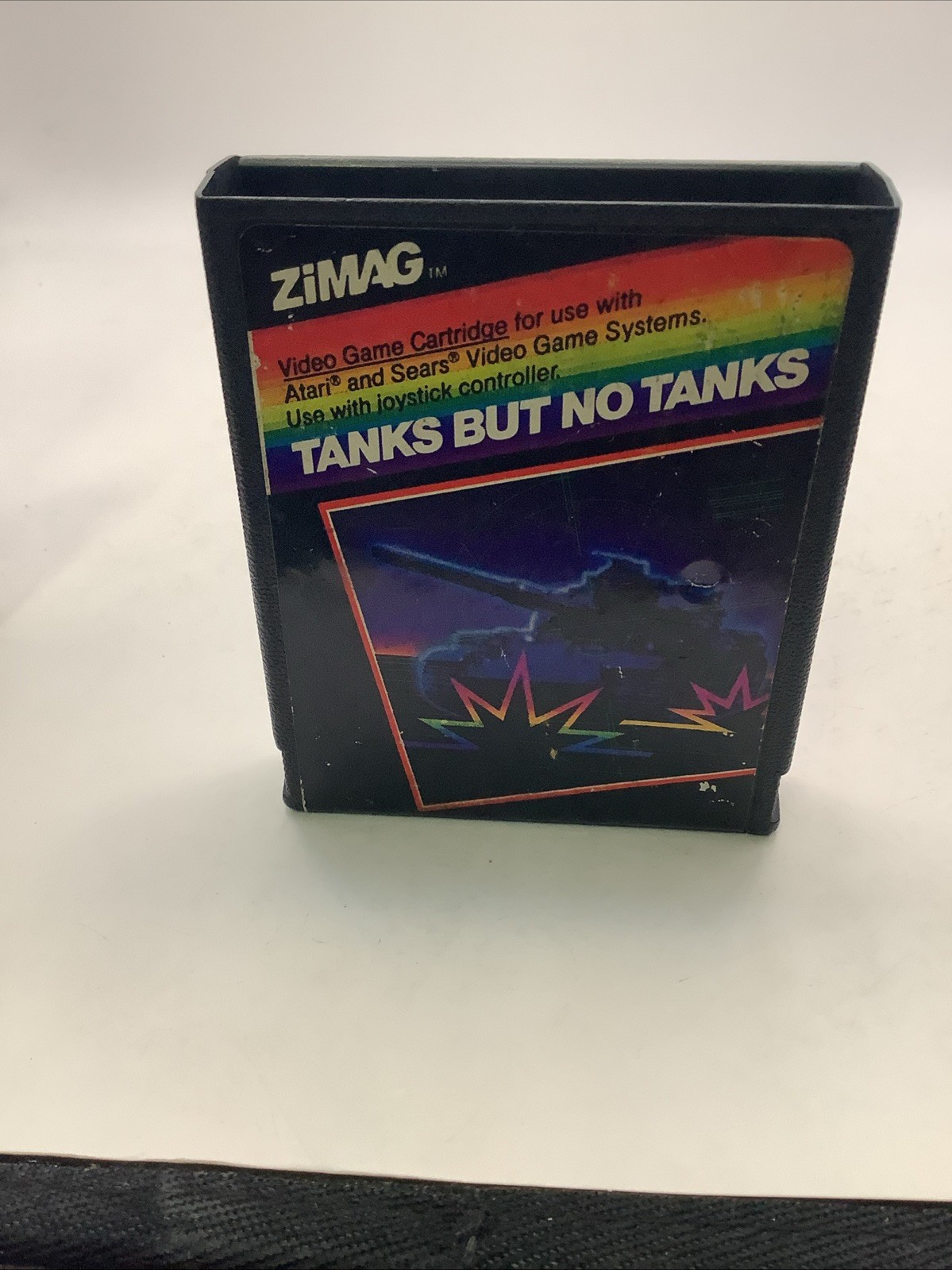 TANKS BUT NO TANKS, Atari 2600, by ZiMAG,  Cartridge Only