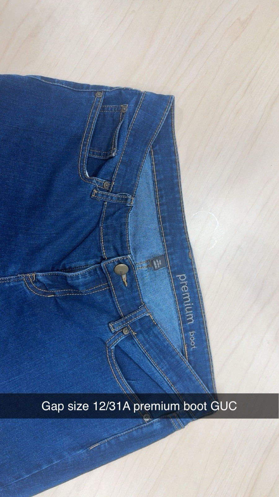 Gap Women's Bootcut Blue Denim Jeans Medium Wash