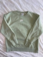 Nike Crewneck Sweatshirt XL Sage Green Embroidered Swoosh Casual Streetwear