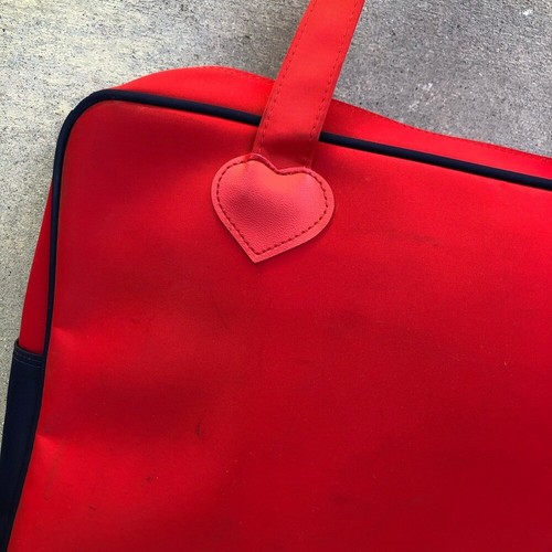 Vtg 1992 Sailor Moon Naoko Takeuchi Anime Red Zip-Up Travel Bag 15x12x3” - Picture 9 of 16