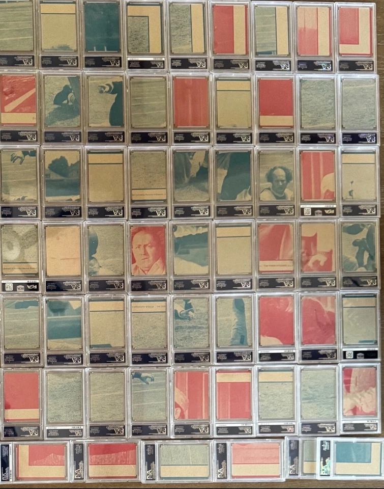 #3 PSA Registry 1989 FTCC The Three Stooges 2 Red/Blue Backs 60ct High Grade Set - Image 3 of 4