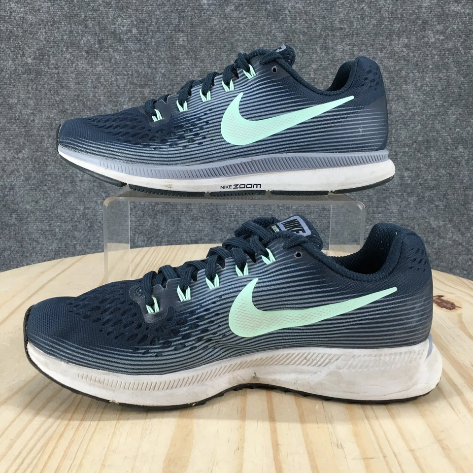 Nike Shoes Womens 7.5 Air Zoom Pegasus 34 Running Sneakers Blue Low 880560-405 - Image 2 of 4