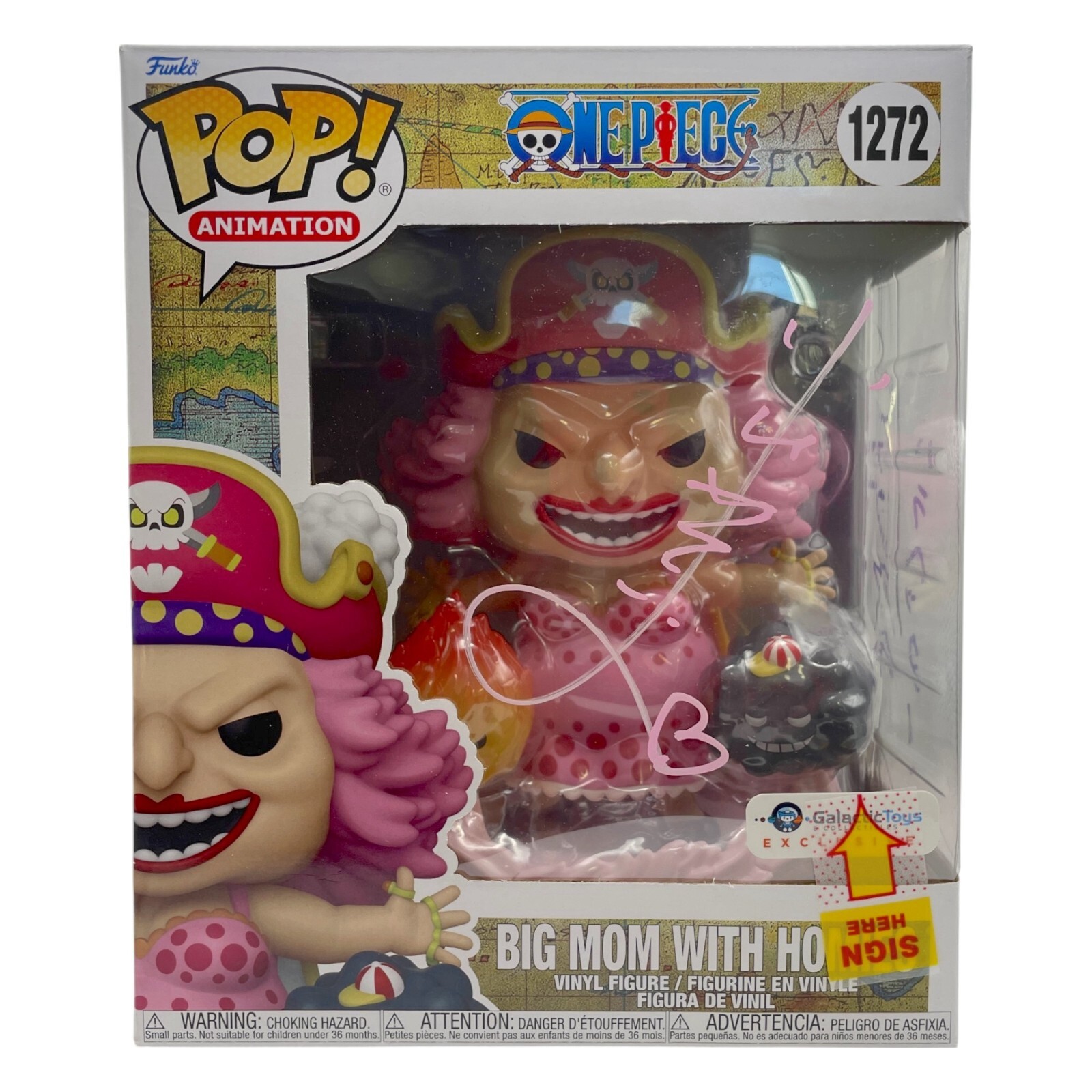 MAMI KOYAMA Firmado GRAN MAMÁ CON HOMIES Naruto Grande Funko POP Autógrafo Certificado de Autenticidad JSA