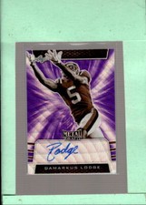 2019 Leaf Metal Draft Autographs Wave Purple #BA-DL2 DaMarkus Lodge MIN ID:52037