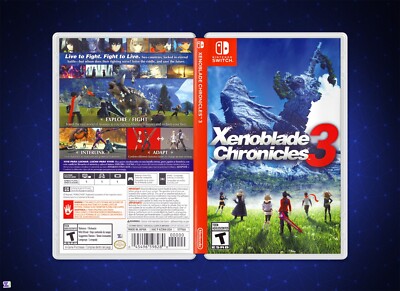 Xenoblade Chronicles 3 COVER ART: Replacement Insert / Case