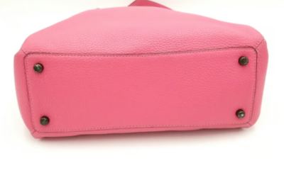 Coach Fuchsia Pink Leather Zip Top Hobo/Shoulder Bag | eBay