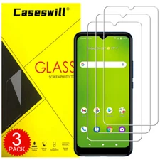 For AT&T Radiant Max 5G Caseswill HD-Clear 9H Tempered Glass Screen Protector
