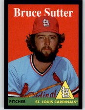 2019 Topps Archives #37 Bruce Sutter Cardinals 1958 Purple Parallel /175