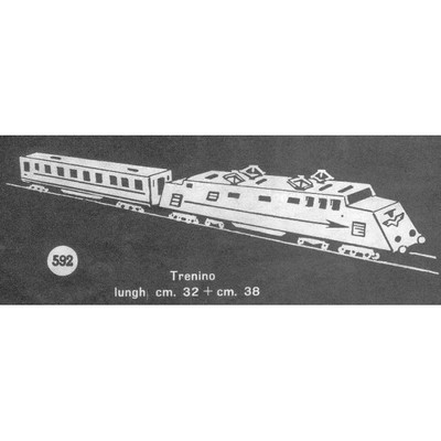 DISEGNO PER UN TRENINO CON CARROZZA CON IL TRAFORO DELLA