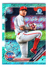 2019 Bowman Chrome Prospects Aqua Shimmer Refractors #BCP37 JoJo Romero /125