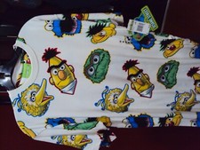 Sesame Street Character Print T/S Officially Licensed White New w/tags Free Ship