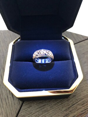 Ladies brilliant cut Diamond Ring 18k custom designed white and rose gold 