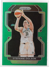 2022 Prizm WNBA Green Prizm #124 Stefanie Dolson New York Liberty UConn