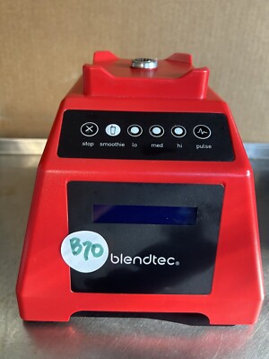 Blendtec Red Total Blender Model ES3 Base ONLY Multi Function Use Rarer ...