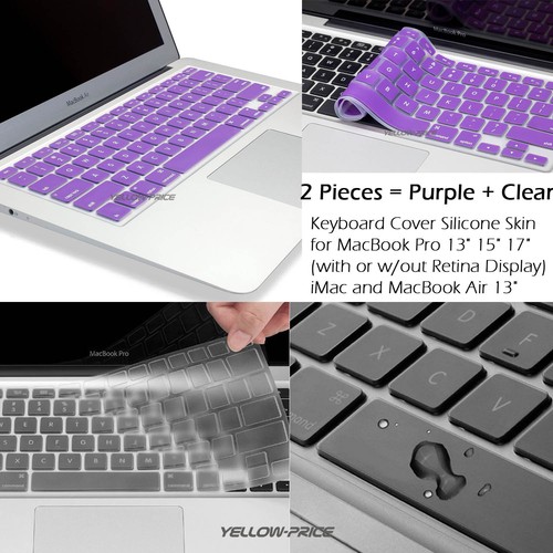 Sydney Ultra Slim Silicone Keyboard Cover For MacBook 11" 12" 13" 15" 17" Retina - Picture 11 of 11