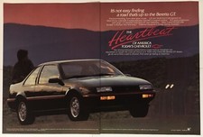 Chevrolet Beretta 1988 Vintage Print Ad Two Pages 16x11 Inches Wall Decor