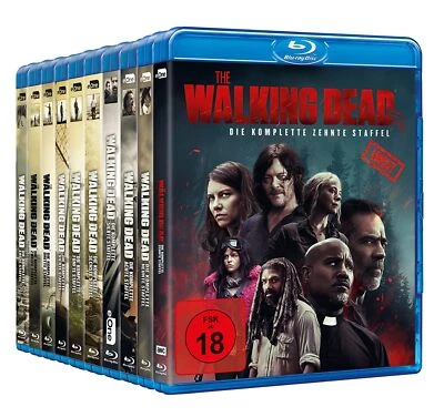 The Walking Dead - Season/Staffel 1+2+3+4+5+6+7+8+9+10 # 50-BLU-RAY-SET-NEU