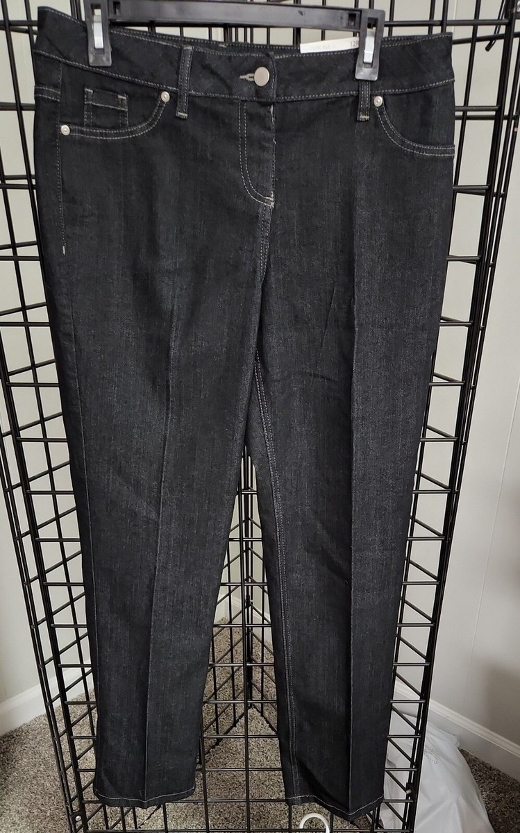 NWT Women WESTBOUND Park Ave Fit Denim Mid-Rise straight leg Jeans Size 12R  NEW