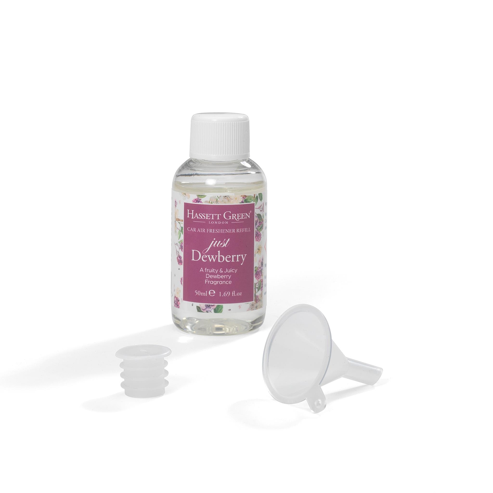 Hassett Green Just Dewberry - Car Air Freshener Refill 50ml Bottle