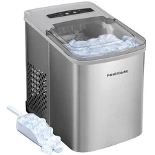 	Frigidaire Countertop Ice Maker Compact Machine 26 lbs per day Stainless	