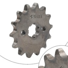 420Chain 17mm 14T Front Sprocket Fit 50 70 90 110 125 140cc ATV Pit Dirt Bike