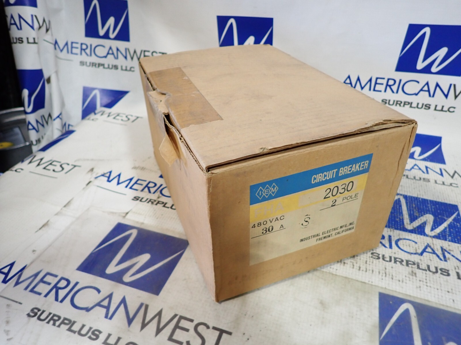 1 NEW IEM FHA2030 Circuit Breaker 2 pole 30 amp 25kA 480 volt