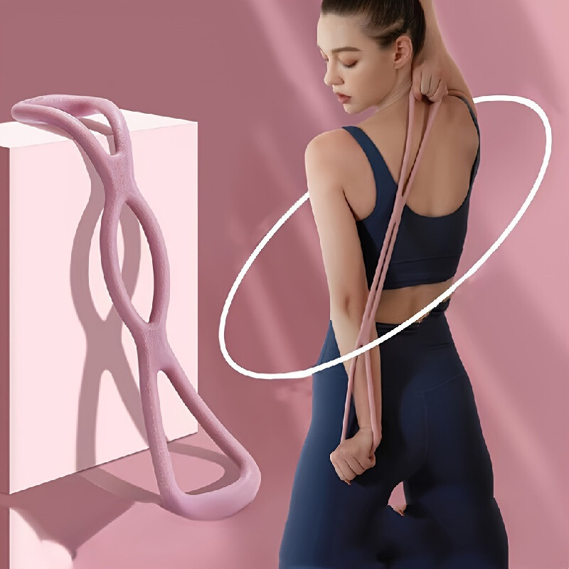 2Pcs 8-Shaped Elastic Resistance Premium Proflex Yoga Band Fitness  Stretching