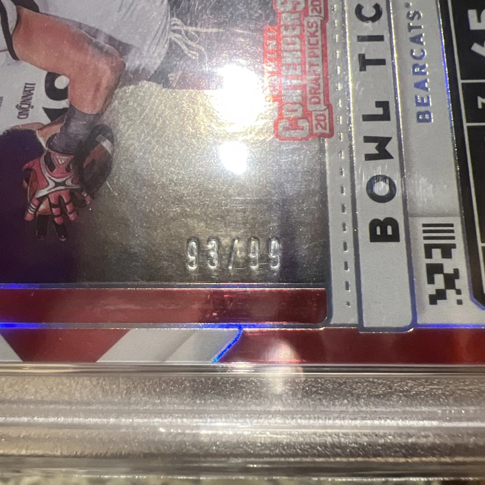 2021 Panini Contenders DP Football Travis Kelce Season Ticket /99 PSA 10 - Image 3 of 3