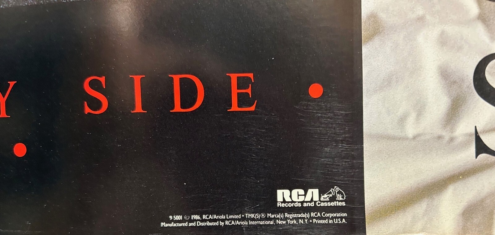 The Eurythmics REVENGE The Album Display Poster 1986 RARE    *Hollywood Posters*