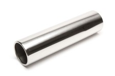 Endrohr Edelstahl Anschweißendrohr 90 mm rund gebörtelt Länge 340 mm