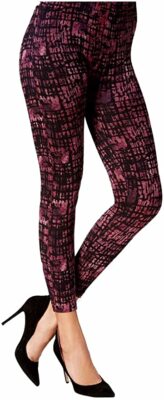 First Looks Made By HUE Womens  Skimmer Legging Second skin Sm-Med 4-8 Tulip