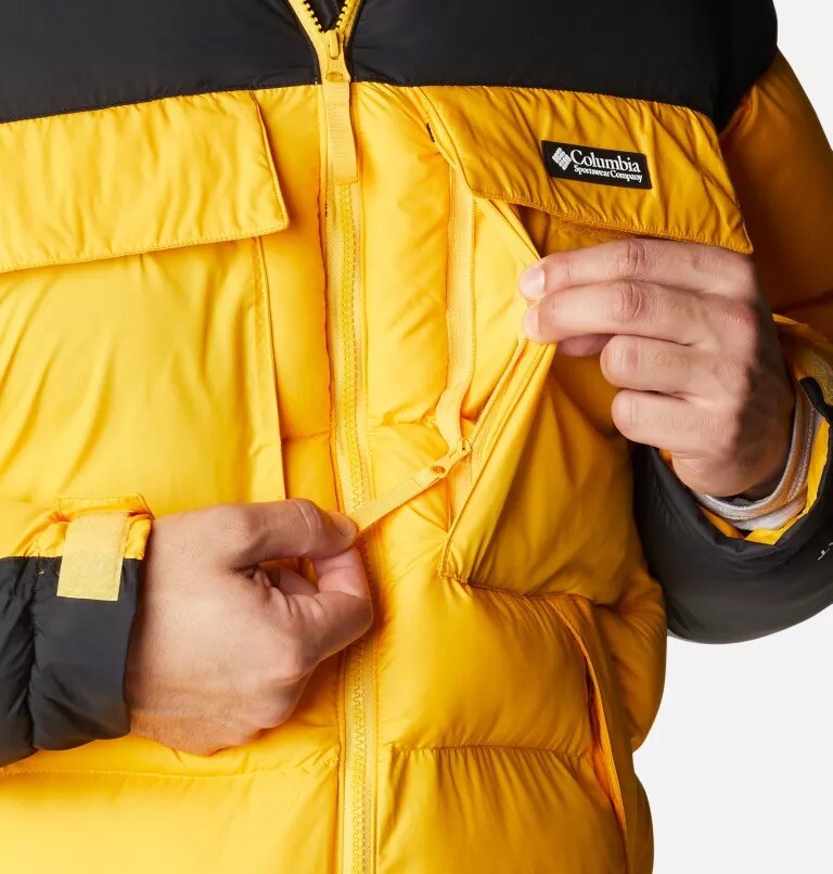 Columbia Ballistic Ridge Oversized Puffer Coat GOLD INFINITY OMNI