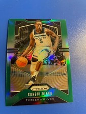 GORGUI DIENG  WOLVES  2019-20 PANINI PRIZM #162 - GREEN PRIZM {BOX 22 D4}