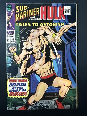 Tales To Astonish #94 Marvel Comics Vintage Silver Age 1st Print 1967 Fine+ *A3