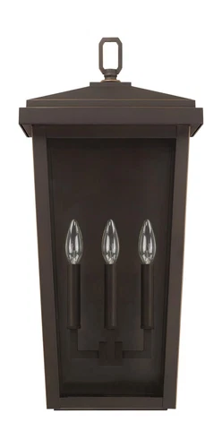 Capital Lighting 926232OZ Donnelly Outdoor Wall Sconce, 3-Light 180 Total Wat... - Picture 1 of 2