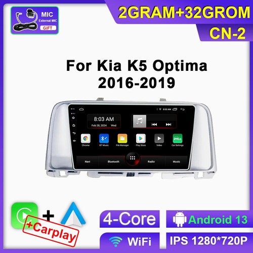 Per Kia K5/Kia Optima 2016-2019 Autoradio CarPlay Schermo Lettore Multimediale GPS - Foto 9 di 24