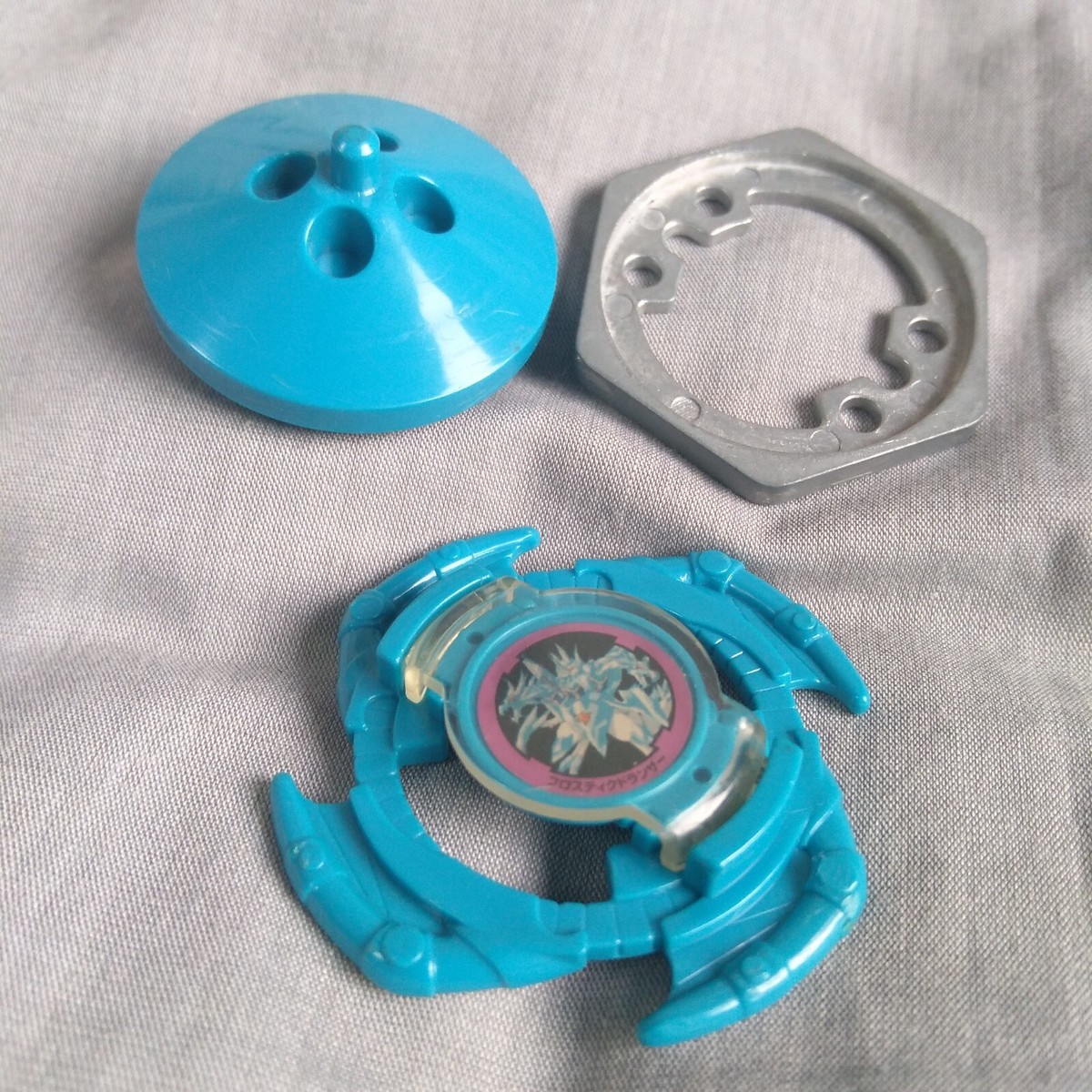 03 Frostic Dranzer Light Blue - Beyblade Takara Kai Hiwatari 14