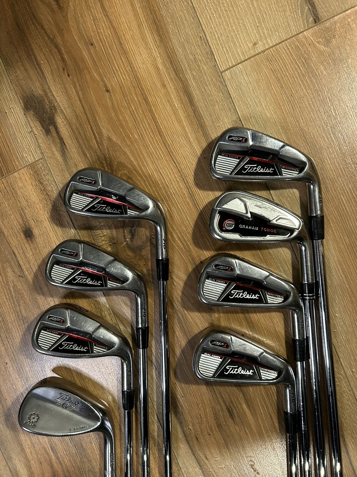 TITLEIST / CALLAWAY GOLF CLUBS FULL SET MENS RH DRIVER 3W 4PW SW