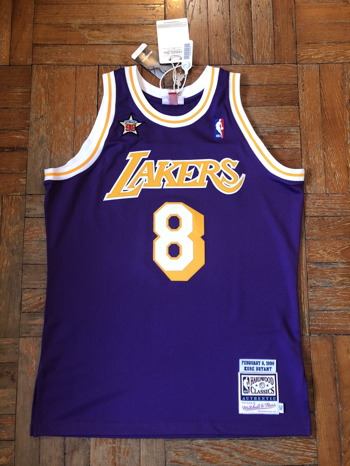 kobe all star jersey 1998