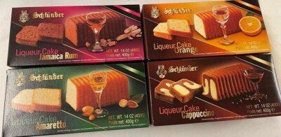 Schlunder Liqueur Cake 14oz  4P for $36    !! US SELLER !!