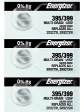395/399 Battery PK-3 Energizer 395/399 SR927W, SR927SW , SHIPS FREE 