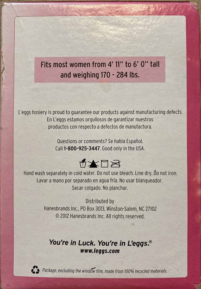 VTG L'eggs 1 Box 8 Pair Everyday Knee Highs Nude Sheer Toe Plus Size NEW NOS USA eBay