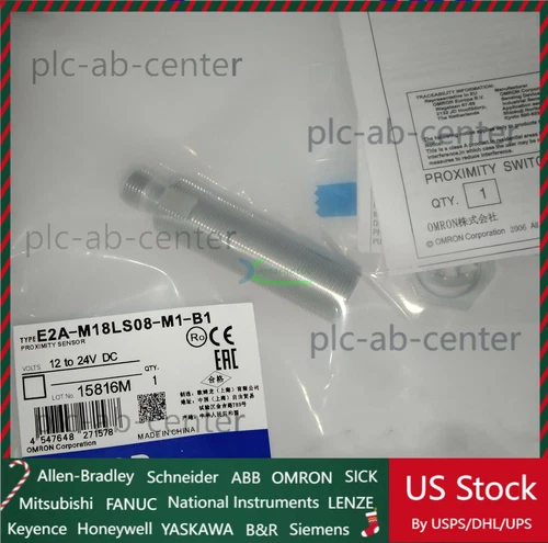 1PC Omron E2A-M18LS08-M1-B1 E2AM18LS08M1B1 Proximity Switch New  US Free TAX