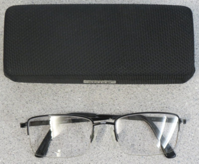 Titanflex eyeglasses M961 Black frame with Helium Paris case 53 18 40