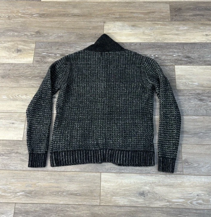 Rag & Bone x Neiman Marcus Cardigan Men’s XL Target Gray Wool Blend Sweater - Image 4 of 4