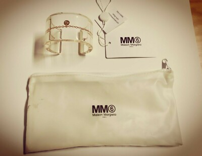 NEW maison martin margiela S32UY0074 bracelet transparent